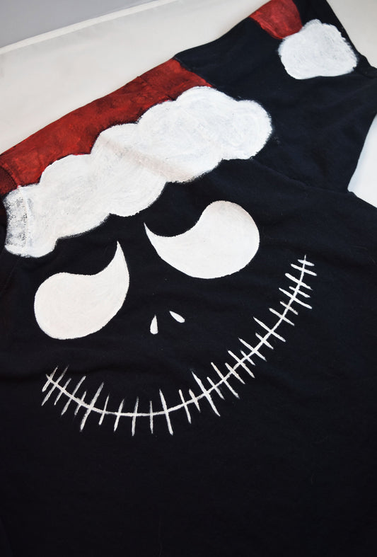 Jack Skellington Hand Painted Thrifted Shirts